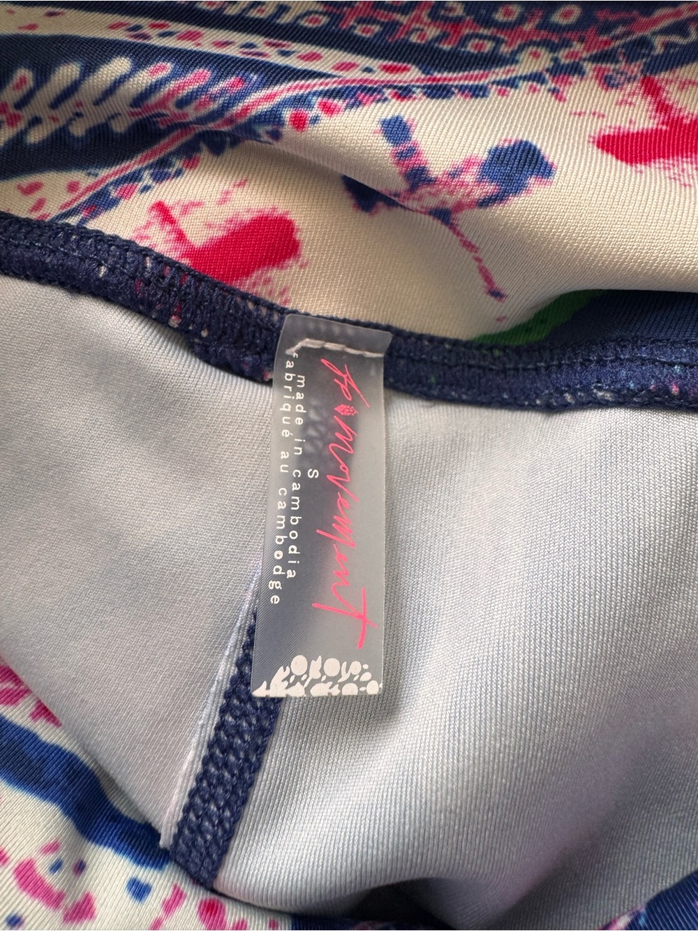 FP Movement Ashford Lose Control 7/8 leggings S Vibrant Geometric Eclectic Boho - Picture 10 of 16
